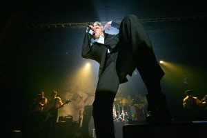 Morrissey performing at the INEC Killarney